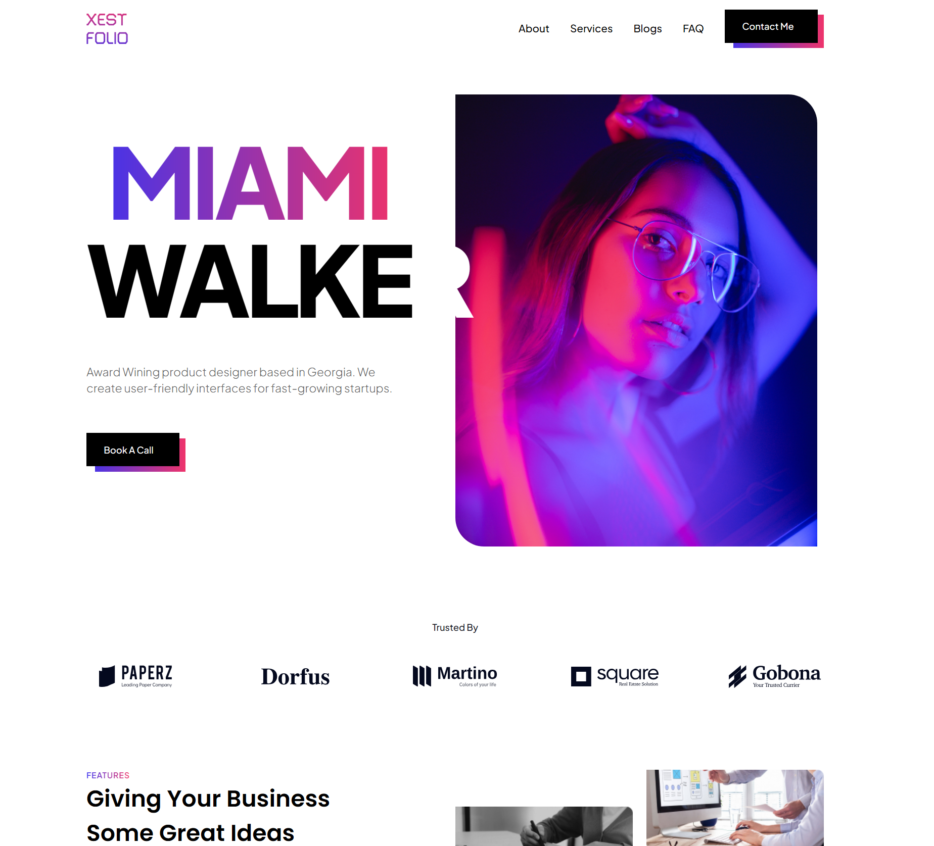 Simplex - Portfolio Website